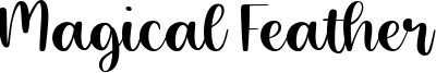 Magical Feather Font