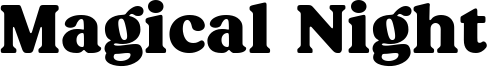Magical Night Font