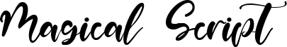 Magical Script Font