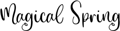 Magical Spring Font