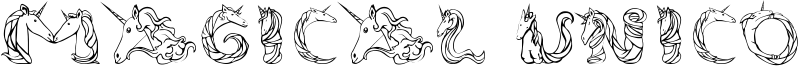 Magical Unicorn Font