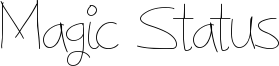 Magic Status Font