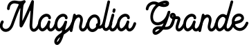 Magnolia Grande Font