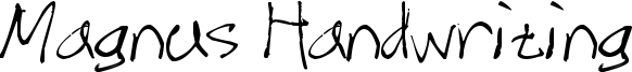 Magnus Handwriting Font