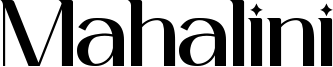 Mahalini Font