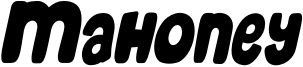 Mahoney Font
