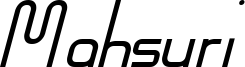 Mahsuri Italic.ttf