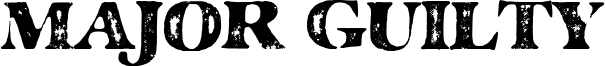 Major Guilty Font