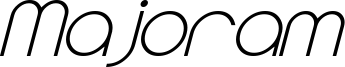 Majoram Sans Bold Italic.otf