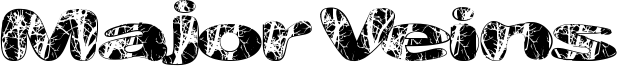 Major Veins Font
