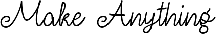 Make Anything Font