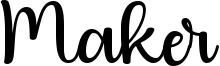 Maker Font