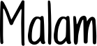 Malam Font