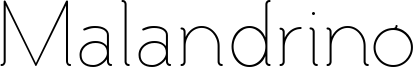 Malandrino Font