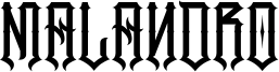 Malandro Font