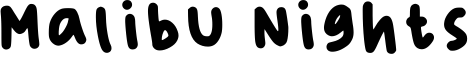 Malibu Nights Font