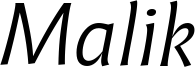 MalikTrial-BookItalic.ttf