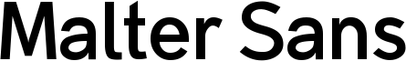 Malter Sans Bold Demo.otf