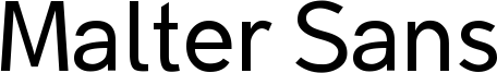 Malter Sans Demo.otf