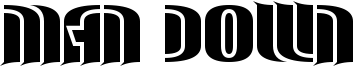 Man Down Font