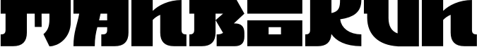 Manbokun Font
