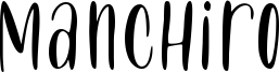 Manchiro Font