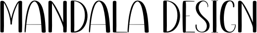 Mandala Design Font