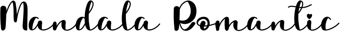 Mandala Romantic Font