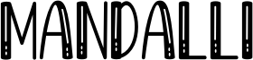 Mandalli Font