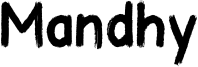 Mandhy Font