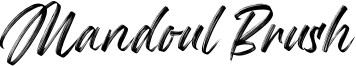 Mandoul Brush Font