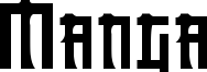 Manga Font