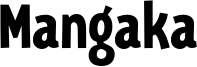 Mangaka Font