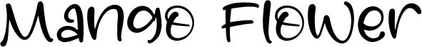 Mango Flower Font