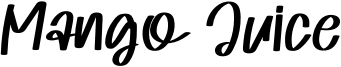 Mango Juice Font