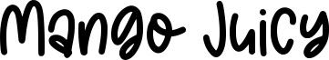 Mango Juicy Font