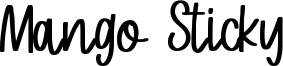 Mango Sticky Font