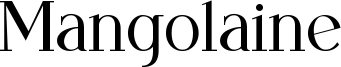 Mangolaine Font