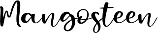 Mangosteen Font
