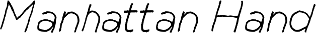 Manhattan Hand Lite Italic.ttf