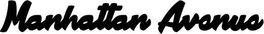 Manhattan Avenue Font