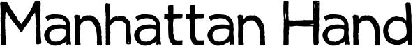 Manhattan Hand Font