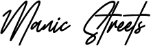 Manic Streets Font
