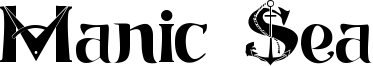 Manic Sea Font
