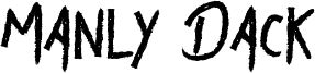 Manly Dack Font