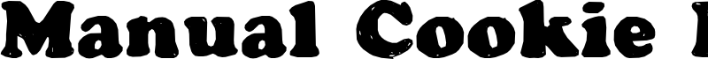 Manual Cookie Bucket Font