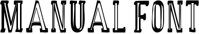 Manual Font Font
