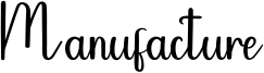Manufacture Font