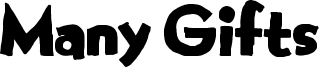 Many Gifts Font