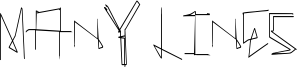 Many Lines Font